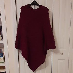 Kilronan Merino Wool V-Neck Poncho